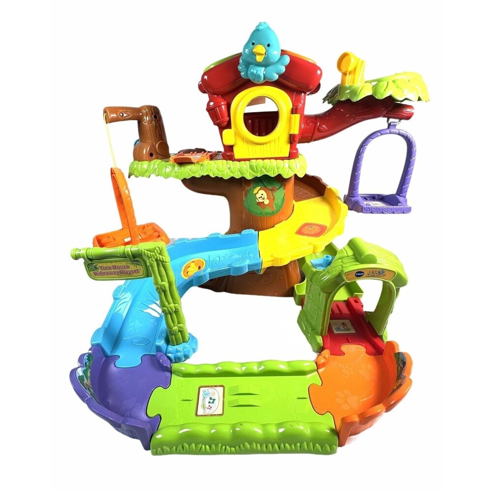 VTech Go! Go! Smart Animals Tree House Hideaway Playset  Manual Missing Panda